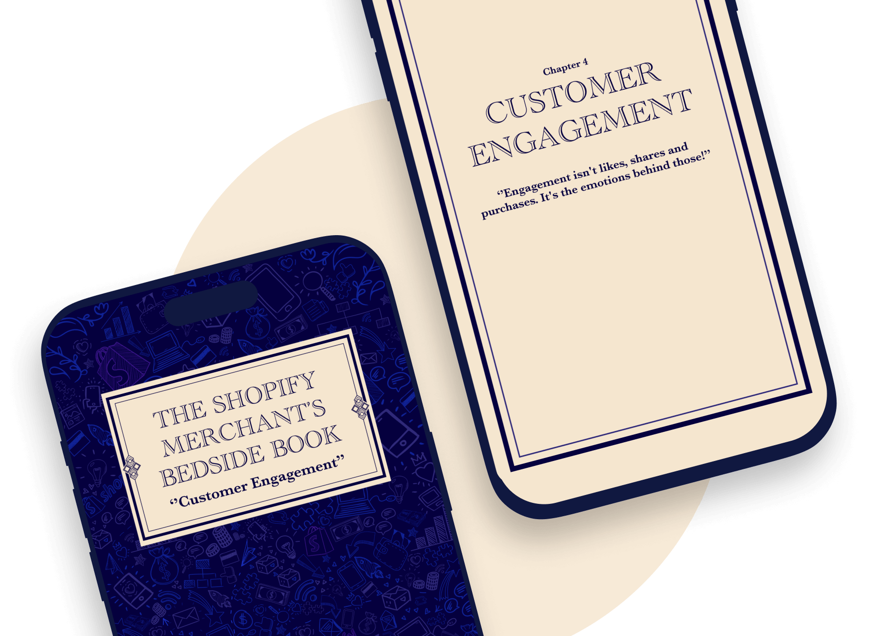 The cover of Shopify Merchant's Bedside Book by Shopney - Customer Engagement section